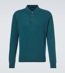 Кашемировый свитер-поло Rubinacci, зеленый - фото