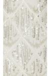 Платье superdown Nia Sequin Fringe, белый - фото 4