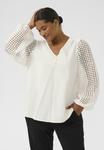 Блуза Kaffe Curve TULLA, Chalk/Off-White - фото