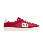 Кроссовки Gucci G74, цвет Interlocking G - Bordeaux Suede - фото