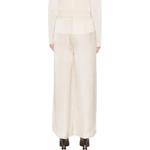 Сатиновые брюки UMA WANG, светло-бежевый - фото 4