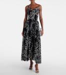 Украшенное платье Axis Maticevski, Silver Leaves - фото 2