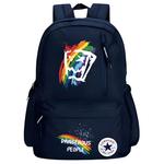 Converse Полиэстеровый рюкзак средний унисекс темно-синий, Multicolor Graffiti - фото 11