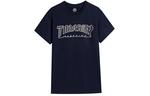 Thrasher Футболка US Version Unisex Navy Blue - фото