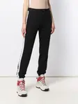 Спортивные брюки с логотипом на лампасах MSGM, черный - фото 3