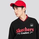 Свитшот унисекс черный Skechers - фото 6