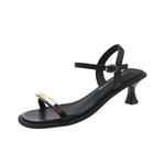 Сандалии на ремешках Xingdiman, экрю - фото