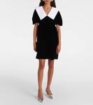 Бархатное мини-платье Nina Ricci, черный - фото 2