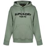 Худи Superdry Sport Luxe Loose, зеленый - фото