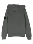 Худи с нашивкой-логотипом Stone Island Junior, серый - фото 2
