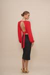 Топ WAL G. CRISSY BACKLESS, Red - фото 3
