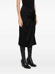 Юбка миди со сборками Stella McCartney, черный - фото 3