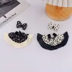 Одежда для кукол Labubu CANEXT, Ecru Style Polka Dot Skirt+Bowknot - фото 3