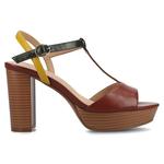 Платформенные босоножки на каблуке Journee, multi - фото 2