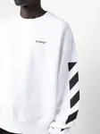 Толстовка с логотипом Off-White, белый - фото 5
