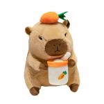 Плюшевая кукла Fun Styling, Fruit Milk Tea Capybara Enlightenment - фото