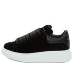 Кроссовки oversized sneaker 'smooth black' Alexander Mcqueen, черный - фото