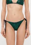 Низ бикини Agent Provocateur TRIXA BOTTOM, Black/Green/Green - фото