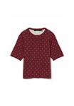 Футболка Vero Moda Print T-shirt, Syrah/Red - фото 5