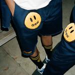 Шорты-карго Smiley Collection унисекс темно-синие Drew House, синий - фото 7