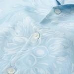 Футболка с коротким рукавом Barocco Printed VERSACE, небесно-голубая - фото 7