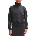 Футболка Softstreme Brushed с полузастежкой Lululemon, Серый эвкалипт - фото 4