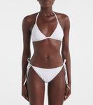 Плавки бикини из джерси с монограммой Toteme, белый - фото 2