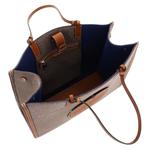 TORY BURCH Элла бархатная и кожаная сумка тоут - фото 4