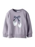 NAME IT Свитшот 'NMFBASALT' в цвете лаванда - фото