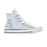 Кроссовки Converse Wmns Chuck Taylor All Star High Gradient Flowers, синий - фото