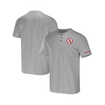 Мужская футболка Henley Darius Rucker Collection от Heather Grey St. Louis Cardinals Fanatics, серый - фото 2