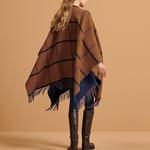 Плащ женский Hermes, синий - фото 5