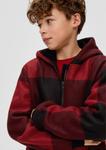 Толстовка с капюшоном на молнии s.Oliver, Bordeaux/Ruby Red/Black - фото 3