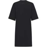 MSGM Женское черное платье с коротким рукавом - фото 3