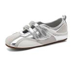 AFJI Серебряные балетки Мэри Джейн, цвет Silver - фото 2