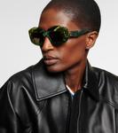 Прямоугольные солнцезащитные очки Screen Anagram Loewe, Marble Green - фото 6