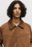 Куртка-Бомбер Pull&Bear, Brown - фото 4