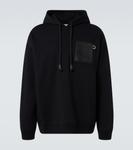 Хлопковый худи Anagram Loewe, черный - фото