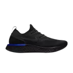 Кроссовки Nike Wmns Epic React Flyknit 'Black Racer Blue', черный - фото