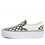 Кроссовки Vans Classic Slip-On Stackform 'Checkerboard - Black White' VN0A7Q5RTYQ, черный - фото