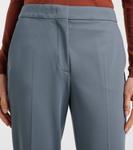 Укороченные брюки из джерси Pegno Max Mara, Acquamarina - фото 4