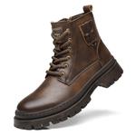 Мужские ботинки Cahhrrn X Martin Boot Men Beige Weishibangwei - фото 4