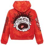 Худи Hellstar Records Pullover Hoodie 'Lava', красный - фото 2
