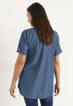 Блуза Cellbes of Sweden Blouse, Medium Blue Denim/Blue - фото 2