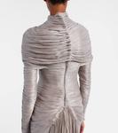 Рюшированное платье Marmar Halim, Silver - фото 6