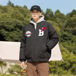 Пуховик Unisex Baseball Collar Thickened ZIAREL, хаки - фото 7