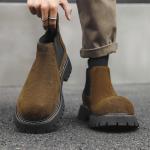 Челси Ботинки Мужские Luomaike, коричневый - фото 5