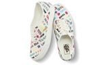Кроссовки authentic breathable lightweight low top casual skate shoes white multi-color Vans, белый - фото 4