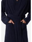 Халат Schiesser, темно-синий - фото 5