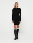 Вязаное платье PIECES, черный - фото 3
